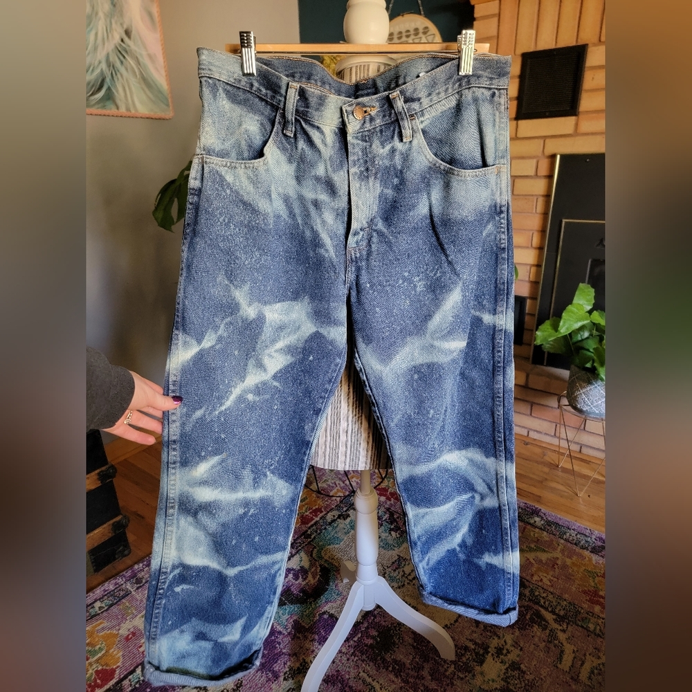 Custom Bleached Rustlers Size 3330 - image 1